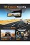 كاميرا لوحة القيادة G900 Tripro Cabin-N ثلاثية القنوات بدقة 4K، مع التحكم الصوتي والتصوير الداخلي - 2