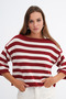 Boat Neck Knitwear Sweater K10356 - 4