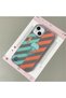 iPhone 14/13 Compatible Gray Leather Textured Silicone Camera Protective Shock-Absorbing Jellyfish Pattern Case - 2