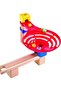 Hape Crazy Rollers Stack Track | Wooden DIY Marble Run Set With Dominoes, STEAM Educational Learning - 5