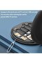 Multi-Functional Travel Cable Organizer with USB-C Lightning and Micro USB Connectors Portable Charging Storage Box with Phone Holder and SIM Ejector - Black - 4