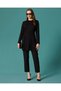 Stone Embellished Waist Detailed Crew Neck Tunic