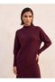 ASYMMETRICAL HIGH NECK SWEATER - 5