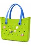 35×11×26cm cm EVA Rubber Beach Tote Bag with 5 Summer Charms | Waterproof, Durable & Easy-to-Clean | Spacious Summer Beach Bag for Women & Family - 2