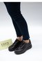 Women's Genuine Leather Winter Waterproof Non-Slip Lightweight Eva Sole Padded Heeled Casual Shoes - 8