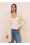FUZZY FUR LONGLINE CARDIGAN