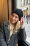 Bouclé Hand Knitted Boucle Beanie - 3