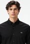 Mens Slim Fit Black Cotton Shirt Slim Fit Cotton Men's Shirt Black - 2