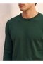 Basic Crew Neck Textured Sweater - 4