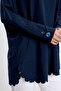 Oversize Tunic Dark Blue - 3