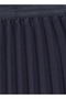 Smart Midi Length Skirt with Pleated Detail - 2