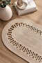 Karanfil Luxury Crochet 33X100 cm Oval Runner Beige - 2