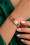 Men's and Women's Pure Copper Bracelet with Bismillahirrahmenirrahim Written on It, Adjustable Copper Cuff Bracelet - 3