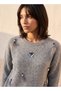 سترة شبابية مزينة بياقة دائرية - 3