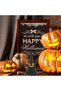 Halloween Tree Face LED Lamp, Tree Stump Shape Lantern Lights Ghost Smile Ghost Tree Stump Figurines for Table Decorations Halloween - 3