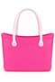 35×11×26cm EVA Rubber Beach Tote Bag with 5 Summer Charms | Waterproof, Durable & Easy-to-Clean | Spacious Summer Beach Bag for Women & Family - 3