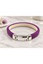 Torcavi Mor Leather Men's Bracelet - Modern Minimal Design with Segment Silver Clasp - 3