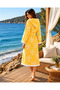 100% Cotton 4 Layer Muslin Jacquard Belted Bathrobe - 4