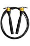 Speed Jump Rope, Black - Comfortable Ergonomic Handle, Smooth Ball Bearings, Durable Tangle-Fre - 2