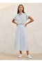 Youth Midi Cotton A-line Skirt with Schiffli Embroidery - 3