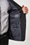 Black Mono Collar Striped 6 Drop Slim Fit Full Lining Flexible Suit 1001260149 - 4