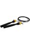 Speed Jump Rope, Black - Comfortable Ergonomic Handle, Smooth Ball Bearings, Durable Tangle-Fre
