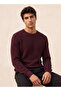 Smart Crew Neck Textured Sweater
