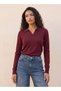 Basic Textured Collared Sweater