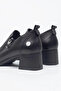 Women's Orthopedic Winter Shoes with Zipper on the Side, Genuine Leather Heeled Shoes - 4