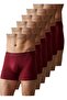 37 Men's Modal Lycra Burgundy Boxer 6 Pieces - 2