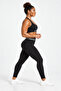Line Contour Striped High Waist Hip Shaping Seamless Leggings - 5