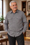 Flannel Cotton Winter Shirt |   Dad's Shirt with Two Pockets and Flap