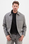 Buttoned Polo Collar Double Pocket Short Cashmere Coat