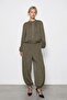 Rubber Detailed Trousers Brown 27Kpnt02475 - 4
