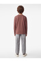 Crew Neck Long Sleeve Cotton Football Printed T-Shirt - 4
