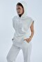 Women's Hooded Sleeveless Pocketed Wide Leg Two-Piece Set - 7