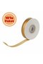 Organza Tulle Ribbon Gold 1 cm 225 Meters Ornament Decoration Bride Groom Dowry Bundle