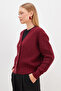 Buttoned V-Neck Casual Knitwear Cardigan - 7