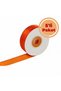 Organza Ribbon 2 cm 25 Yards 5'Li Package Colors Orange 1025