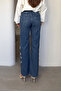 Premium Stone Embellished Detail Jeans - Blue - 6