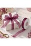 Organza Tulle Ribbon Plum 1 cm 225 Meters Ornament Decoration Bride Groom Dowry Bundle - 3