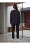 Women's Minimal Printed Sweatshirt 3 Thread Oversize Crew Neck - 5