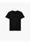 Short Sleeve Crew Neck Basic Slim Fit T-Shirt - 3