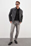 Buttoned Polo Collar Double Pocket Short Cashmere Coat - 2