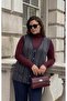Snowflake Pattern Colorful Steel Knitted Tricot Women's Vest
