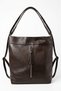 Women's Bitter Brown Multifunctional Shoulder & Backpack |   Soft Leather Large Internal Volume Daily Bag - 6