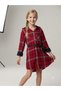 Girl's Hooded Bag Belt Dress - 3
