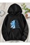Unisex Printed Hooded Sweatshirt with Kangaroo Pocket, Comfortable Fit, Regular Cut - 2