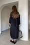 Shawl Collar Soft Textured Long Cardigan - Black - 6