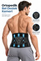 Orthopedic Lumbar Belt Adjustable Waist Support Belt Sports Belt with Belt - 3